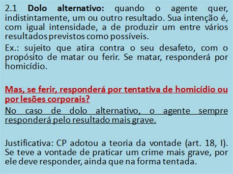 Oficina De Ideias Dicas De Direito Penal Crime Doloso Iii