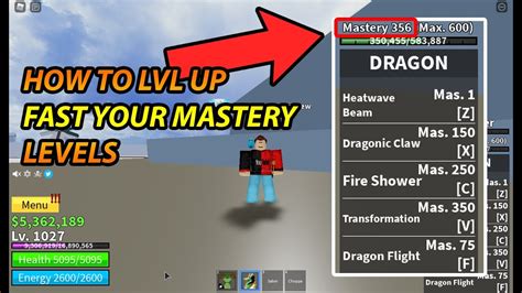 How To Level Up Your Mastery Fast In Blox Fruits Roblox YouTube