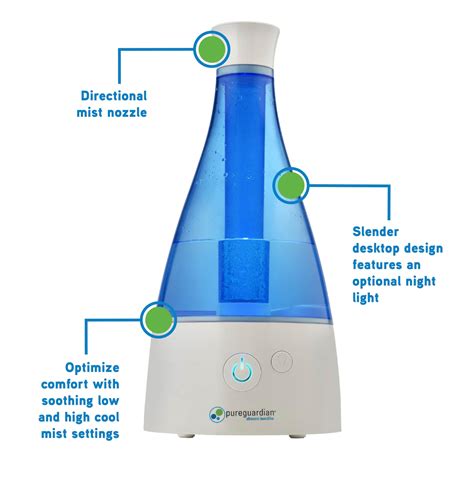 Mua Pureguardian Ultrasonic Cool Mist Humidifier Hrs Run Time