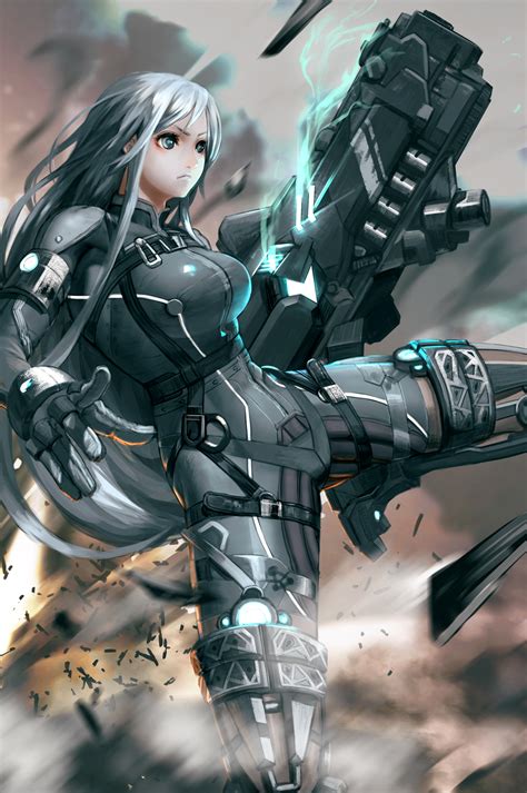 Big Boobs Bodysuit Anime Girls Futuristic Anime Armor 1205x1814 Wallpaper Wallhavencc