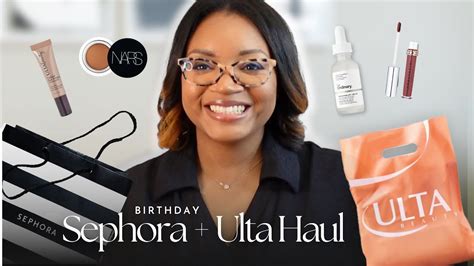 Sephora And Ulta Beauty Haul Birthday Haul Makeup Skincare Nars Youtube