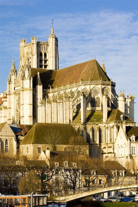 Auxerre Cathedral stock photo. Image of religious, history - 15258202