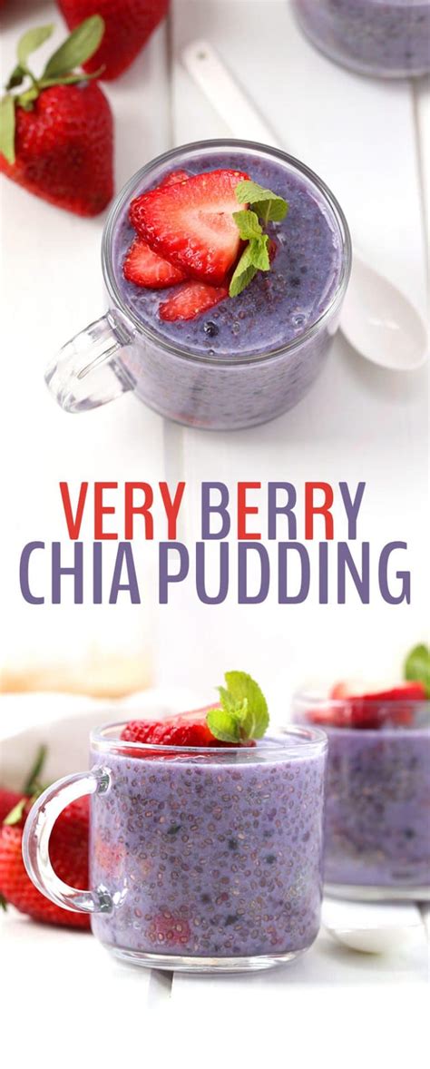 Very Berry Chia Pudding [easy Prep] The Healthy Maven