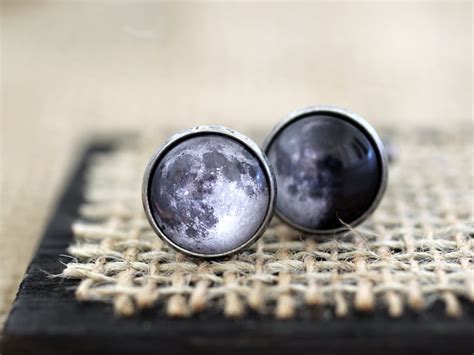 Birth Moon Cufflinks Birth Moon Jewelry Moon Phase On Your Birthday