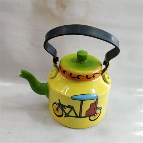 Hand Painted Tea Kettle Aluminium At Rs Piece In Moradabad Id