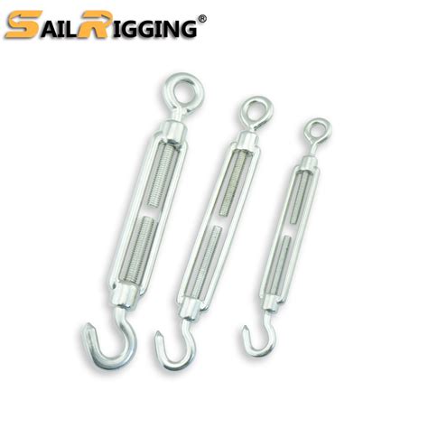 Rigging Hardware Wire Rope Tensioner Stainless Steel Open Body Hook