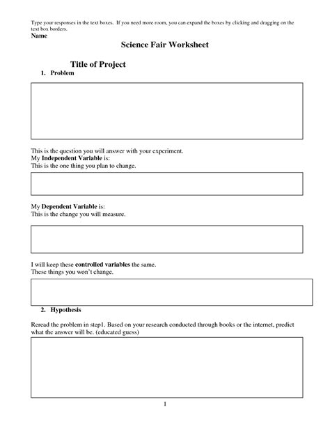 Writing A Hypothesis Worksheet – Imsyaf.com