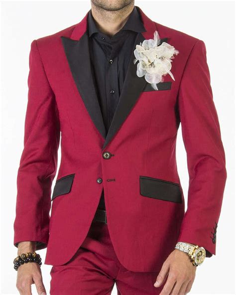 Red Suit Prom Suit Angelino