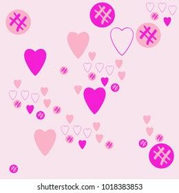 Pink Cupid Heart Arrow Vector Repeat Stock Vector Royalty Free