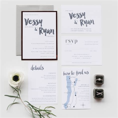 Invitations — Wedding Invitations Calgary Canmore And Banff