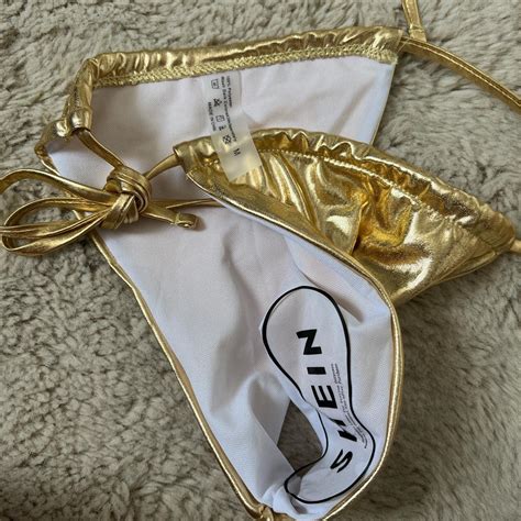 Gold Bikini BRAND NEW Padded Bikini Tops Which Can Depop