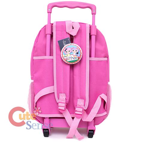 Lalaloopsy Large School Roller Backpack Rolling Luggage Pink 16 Bag Ebay