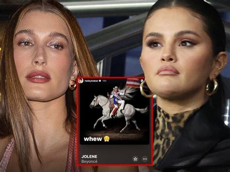 Hailey Bieber Reignites Selena Gomez Feud Rumors With Beyoncé Post