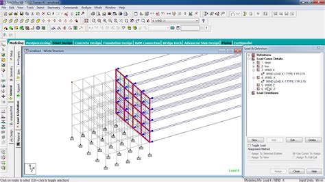 Staad Pro Tutorials Wind Load Analysis On Rcc Building Day