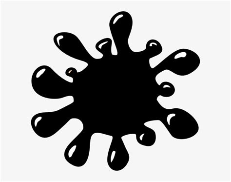 Black Splat Clip Art At Clker Vector Clip Art Online Black Splat