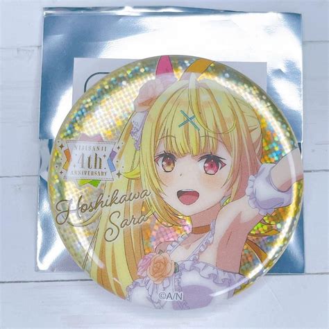 にじさんじ 4th Anniversary Animate Only Shop フェア 缶バッジコレクション A 星川サラ