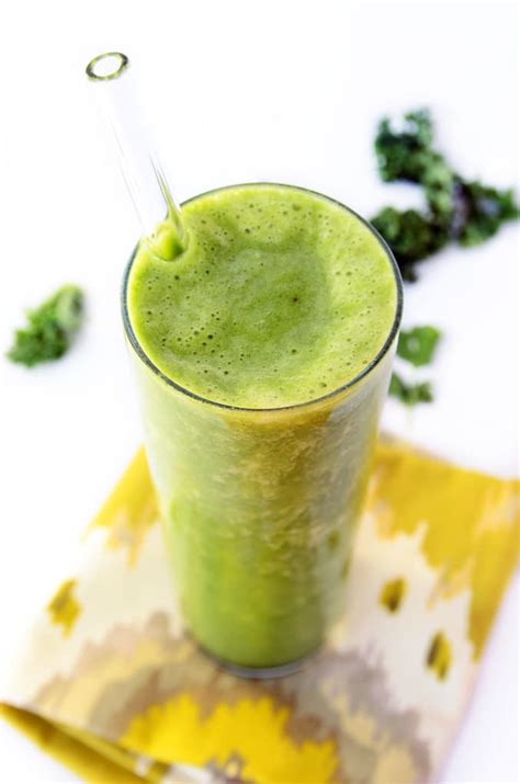 Fresh And Frothy Pineapple Cilantro Smoothie Blissful Basil