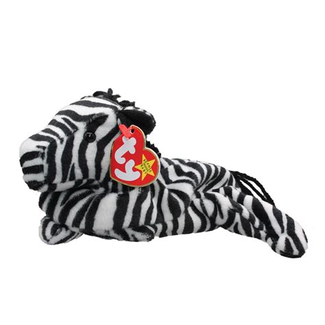 Ty Beanie Baby: Ziggy the Zebra | Stuffed Animal | MWMT - Walmart.com