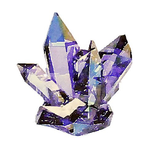 FREE-cyrstals-crystal-watercolor-png by anjelakbm on DeviantArt