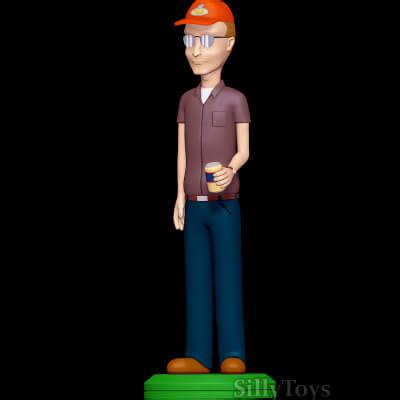 Dale Gribble - King of The Hill 3D Model by SillyToys