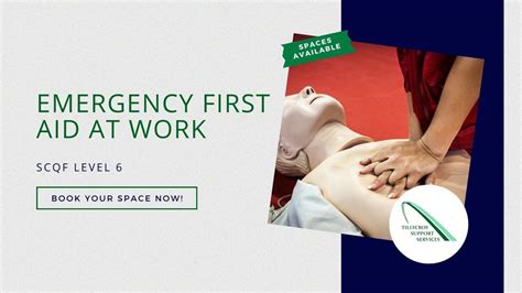 Itc Certificate In Emergency First Aid At Work At Scqf Level 6