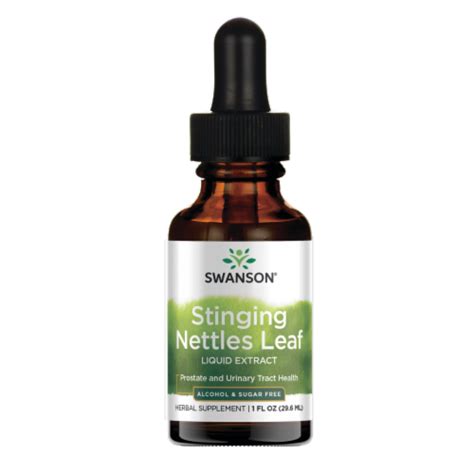 Swanson Stinging Nettles Leaf Liquid Extract Alcohol And Sugar Free