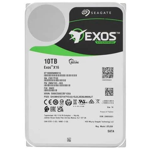 10 ТБ Внутренний жесткий диск Seagate SkyHawk AI ST10000NM001G HDD 10 ...