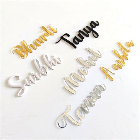 Custom Acrylic Name Cutout