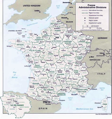 Printable Map Of France with Cities and towns | secretmuseum