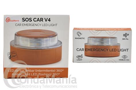 Sos Car V Luz Emergencia Homologada Dgt Para Vehiculos Osram Led