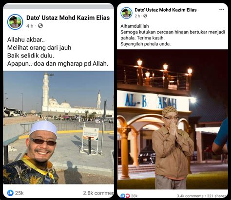 Larut Ustaz Kazim Elias Tarik Diri Selak Selak