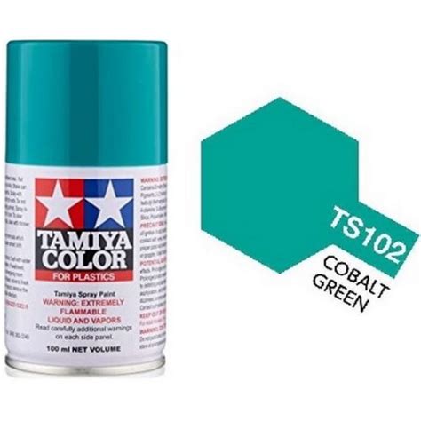 TS 102 Cobalt Green Lacquer Spray Paint 100ml Dream Trains