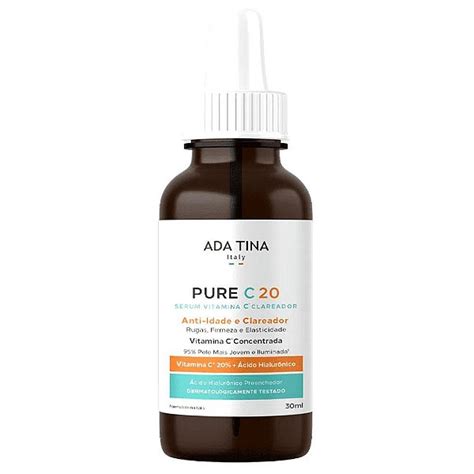 Ada Tina Pure C 20 Sérum Clareador Anti Idade 30ml DERMAdoctor