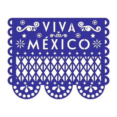 Papel Decorativo Mexicano Papel Picado Para El 15 De Septiembre La