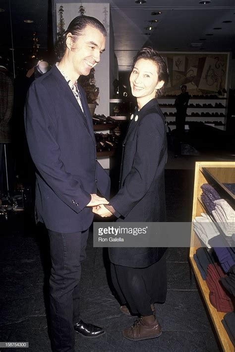 News Photo : Musician David Byrne of Talking Heads and wife... | David ...