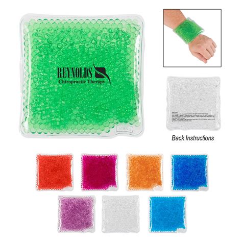 Health Wellness First Aid Kits Square Gel Bead Hot Cold Pack