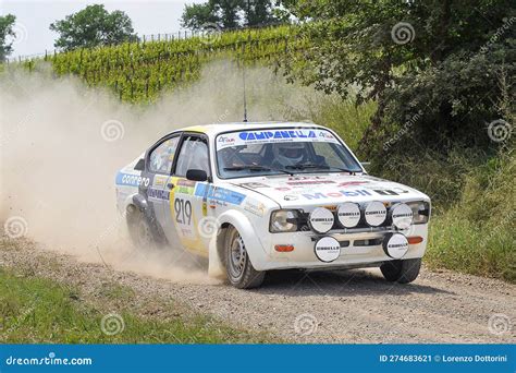 Opel Kadett Gt on Race in a Rally Stage Editorial Photo - Image of ...