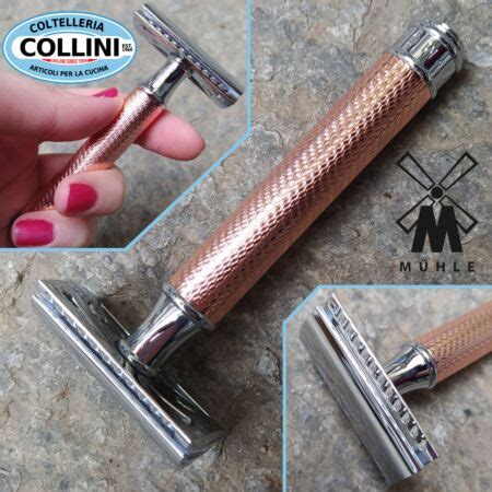 Muhle R89 Rose Gold Safety Razor Closed Comb