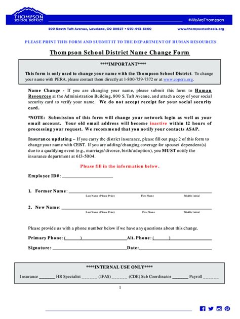 Fillable Online TSD Name Change Form Fax Email Print PdfFiller