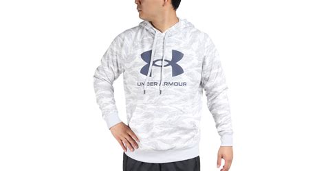 アンダーアーマー｜アンダーアーマー（under Armour）（メンズ）ライバルフリース ビッグロゴ プリント フーディー 1375511