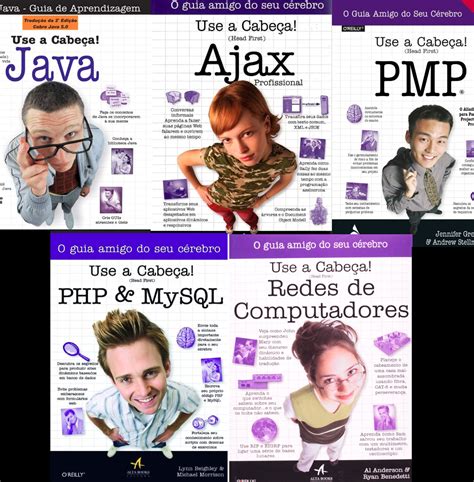 Use A Cabeça Livros - 5 Livros da Série "Use a Cabeça!": Aprenda Programação de Forma Visual ...