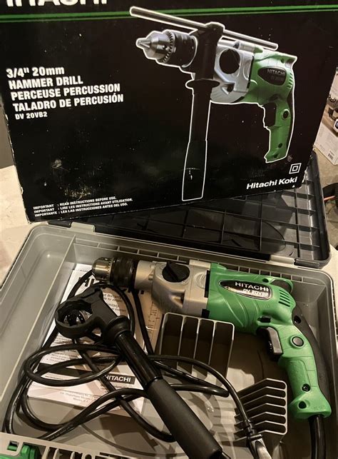 Hitachi Dv Vb Hammer Drill Brand New Open Box Ebay