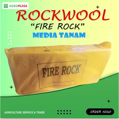 Jual Media Tanam Hidroponik Rockwool FIRE ROCK 1 Ball Shopee Indonesia