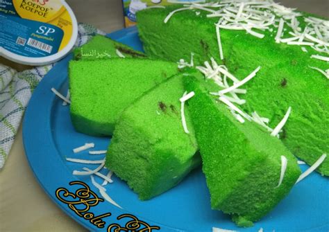 Resep Bolu Pandan Kukus No Mixer Anti Gagal Oleh Emakkiya