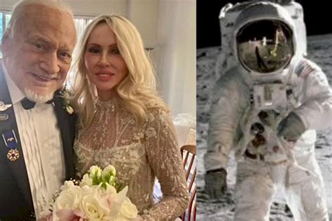 Se casó Buzz Aldrin el legendario astronauta que pisó la Luna por