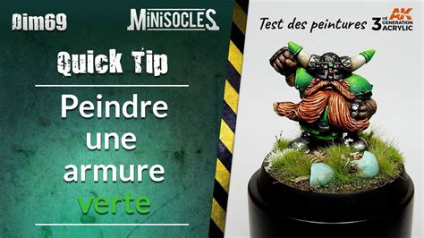 Peinture Sur Figurines Quick Tip Peindre Une Armure Verte