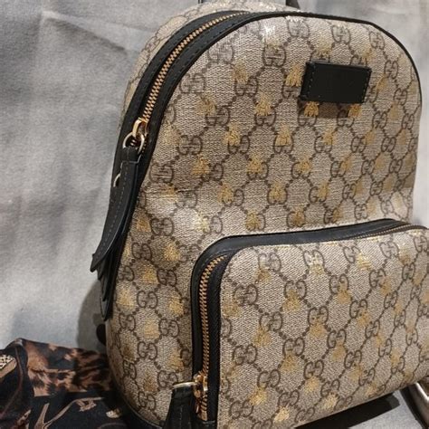 Gucci Bags Gucci Bee Backpack Poshmark