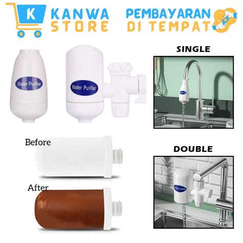 Jual Penyaring Filter Kran Air Water Purifier Saringan Single Double