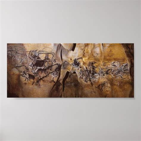 Chauvet Cave painting Poster | Zazzle.com