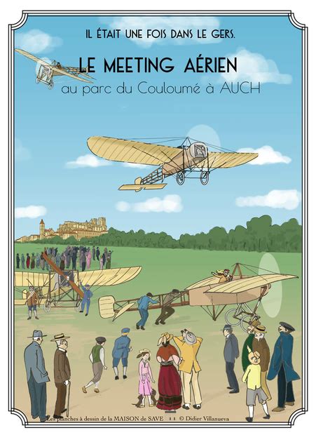 Auch le meeting aérien Planches illustrées Il était une fois dans le